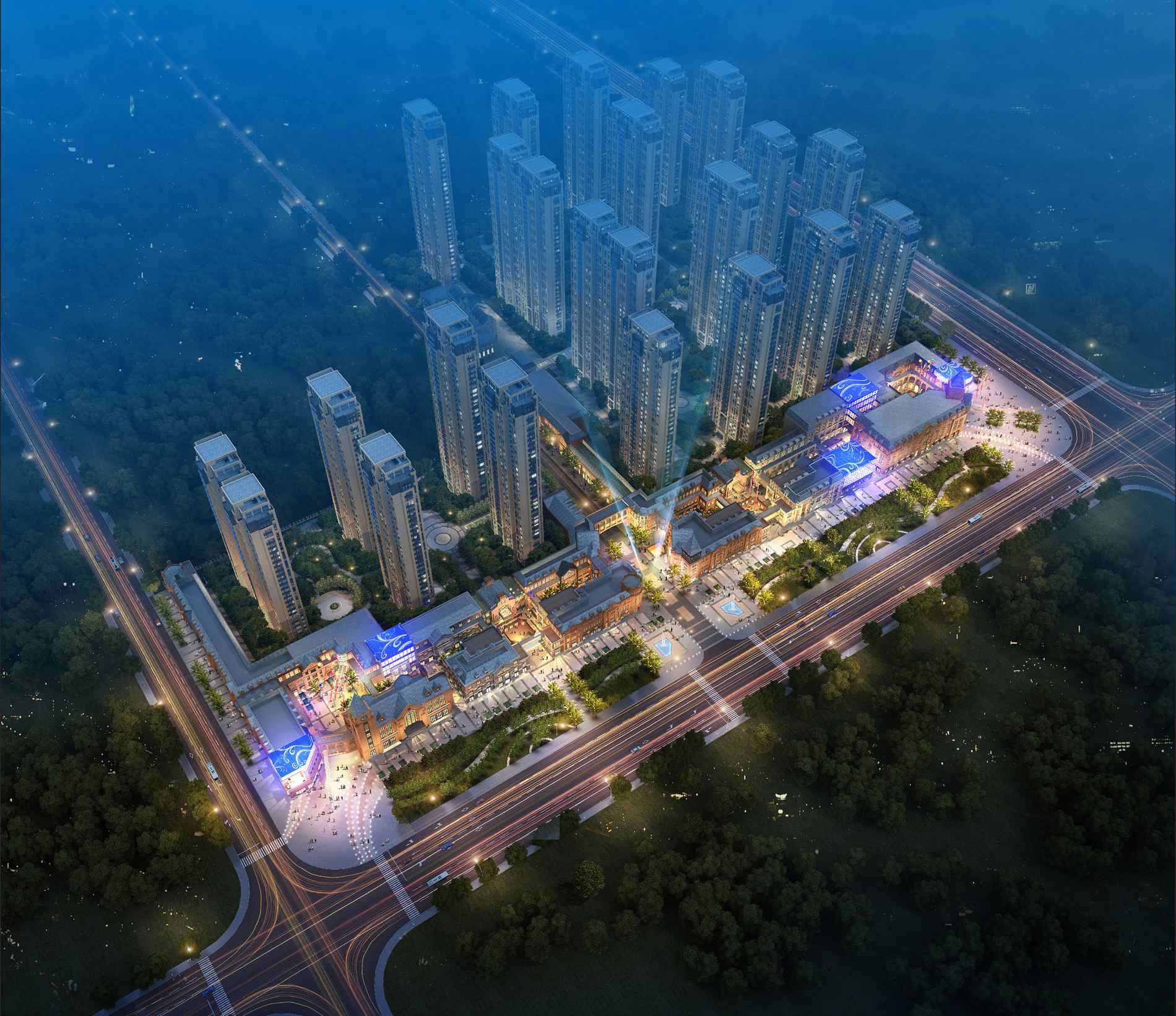 禹洲中央城項(xiàng)目一期、二期工程