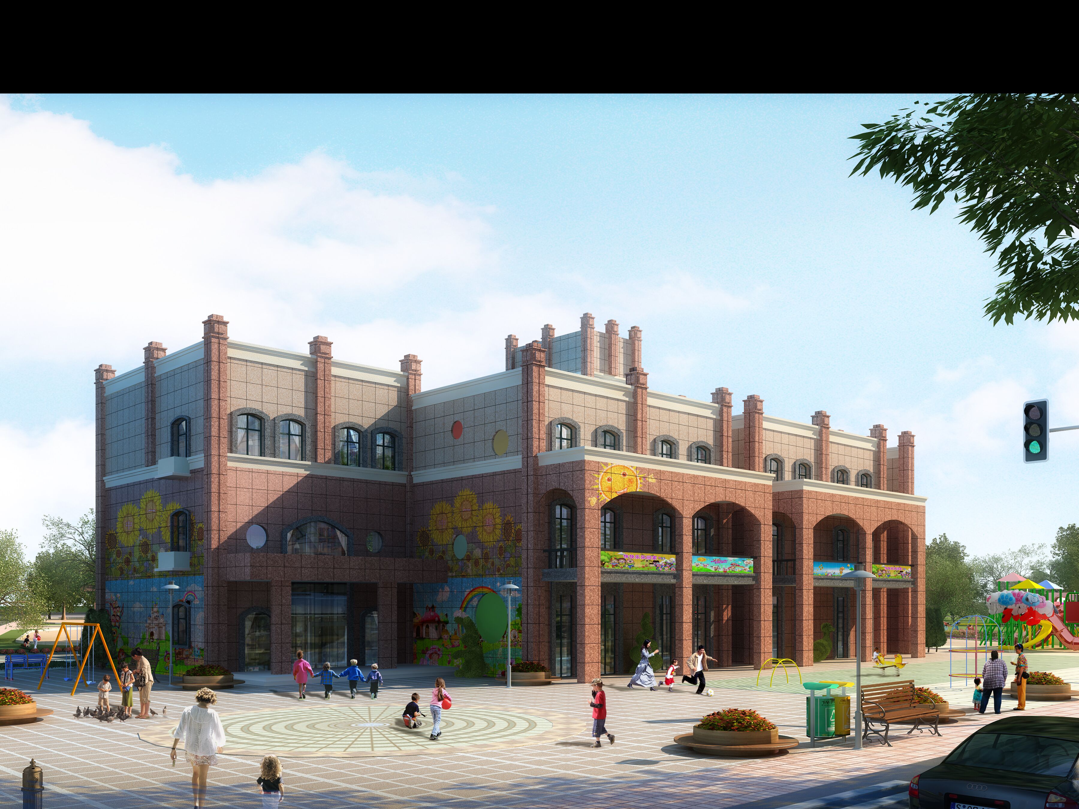 新站區(qū)新店花園小學、幼兒園工程